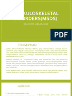 Muskuloskeletal Disorders (MSDS) New