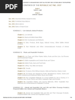 RA 1937 Tariff and Customs Code