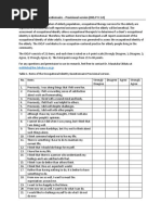 Occupational Identity Questionnaire - Provisional Version (OIQ-P V.1.0)