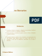 Semejanzas y Diferencias Entre Géneros