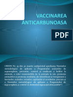 VACCINAREA ANTICARBUNOASA Si AIE