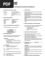 Hoja de Seguridad - Disolvente Dielectrico