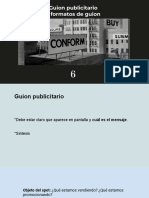 7) Guion Publicitario y Formatos de Guion