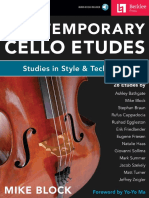 Contemporary Cello Etudes