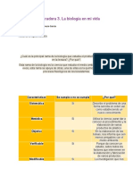 Actividad Integradora 3. La Biología en Mi Vida