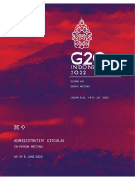 G20 Administrative Circular Second G20 Sherpa Meeting 09072022