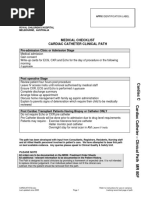 Clinical Pathways (Cardiac Catheter RCH)