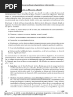 Dificultades de Aprendizaje: Instrumentos de Evaluacion