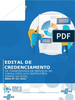 Edital 01 2022 de Credenciamento de Fornecedores de Servicos de Consultoria e Ou Instrutoria Nacional