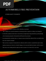 Automobile Fire Prevention