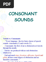 Handout 2 - Consonant Sounds