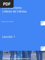 Entrenamiento Lideres de Celulas