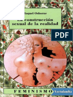 La Construccion Sexual de La Realidad Un Debate en La Sociologia Contemporanea de La Mujer - Raquel Osborne