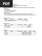 Uso Del SOLVER para Resolver Problemas de PL