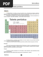 Resumo de Química Geral Básica