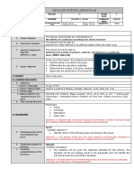 Detailed Science Lesson Plan: The Identity of A Substance According To Its Atomic Structure