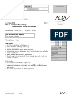 Accounting Acc1 Unit 1 Financial Accounting: The Accounting Information System