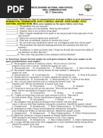 Bado Dangwa National High School Oral Communication Q2-1 Summative