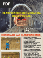 Clasificación Geomecánica de Rocas