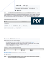 Especificaciones Motor 2.8 6 Cil