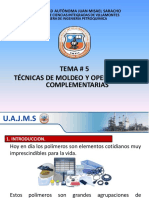 P-Unidad V - Tecnicas de Moldeo y Operaciones Complementarias