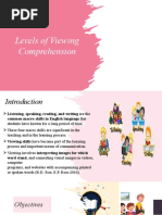 Levels of Viewing Comprehension