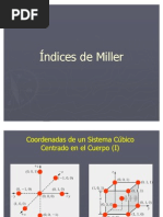 Indices de Miller.