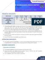 Dixon Technologies (India) Limited: Financial Highlights