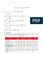 1.1. Load Combinations: 1.1.1. Partial Factors