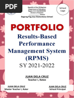 Portfolio: Results-Based Performance Management System (RPMS)