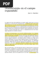 José A. Sánchez - Dramaturgia en El Campo Expandido