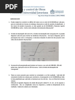 Ejercicios EVM Propuestos