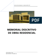 Memorial Descritivo Residencial - Mestre Da Obra Ricardo Glins