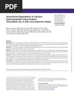 Intraarterial Degradation of Calcium Hydroxylapatite Using Sodium Thiosulfate-An in Vitro and Cadaveric Study - Yankova, Cotofana, 2021