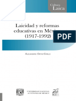 Laicidad y Reformas Educativas en México