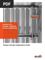 Actuators For Heating, Ventilation, and Air Conditioning: Damper Actuator Applications Guide