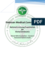 Dental NLE CSE Session-2 Assessment Criteria Guide