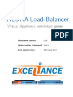 ALOHA Load-Balancer: Virtual Appliance Quickstart Guide