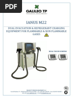 Ianus M22: Dual Evacuation & Refrigerant Charging Equipment For Flammable & Non Flammable Gases