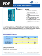 Hybrid Servo Driver Hbs57: Features