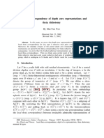 Local Theta Correspondence of Depth and Theta Dichotomy: Representations