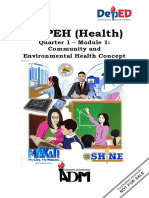 MAPEH (Health) : Quarter 1 - Module 1: Community and Environmental Health Concept