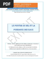 Pouvoir Du Sel Et La Puissance Des Eaux - SOMMAIRE