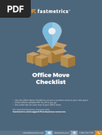 Office Move Checklist Templates