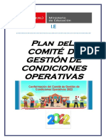 Plan de Comite de Gestión de Condiciones Operativas