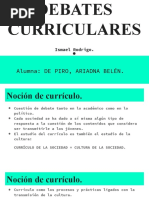 Debates Curriculares