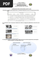 Q2 Summative Test 2nd CYCLE