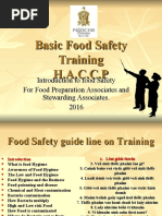 Basic Food Safety Training H.A.C.C.P