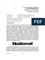 Resolucion #1557-2015 - Cancelacion de Marca Por Falta de Uso