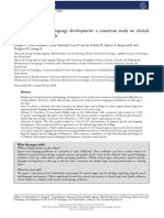 Atypical Speech and Language Development: A Consensus Study On Clinical Signs in The Netherlands